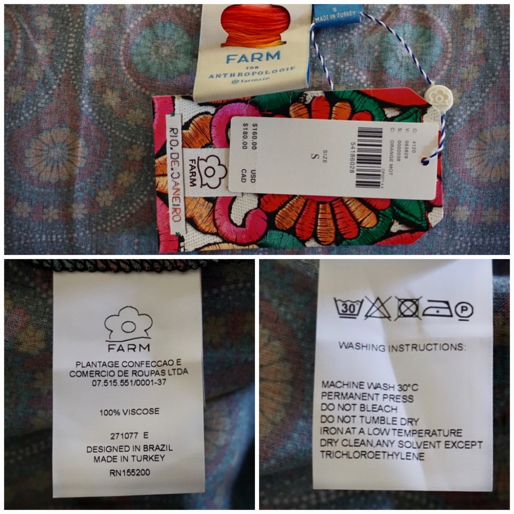 Anthropologie Farm Rio Cordoba Maxi Skirt New S - Picture 4 of 11